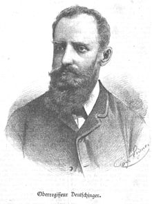 Franz Deutschinger im Jahre 1885 (Quelle: Wikimedia)