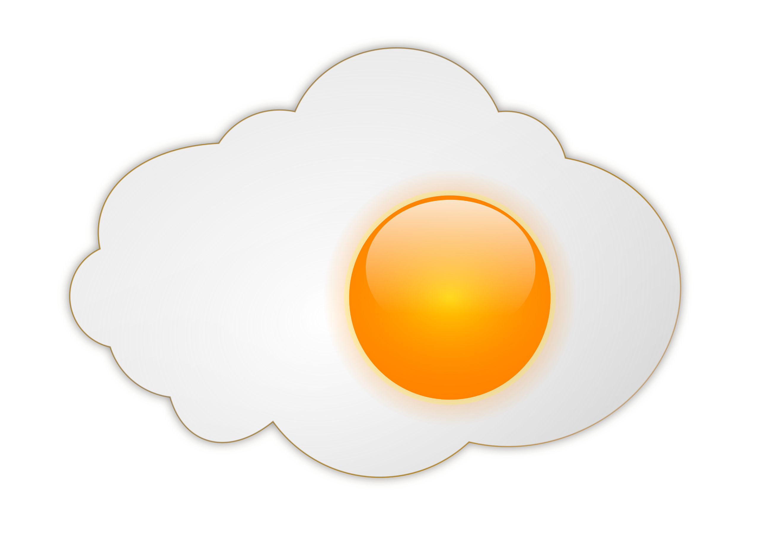 Sunny Side Up Egg SVG Cut file by Creative Fabrica Crafts · Creative Fabrica