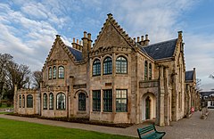 The 18th century Garrison House in Millport, Cumbrae is Category B listed. Garrison House, Millport, Cumbrae, Scotland 04.jpg