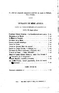 Il a été tiré cinquante exemplaires numérotés sur papier de Hollande. Prix : 7 francs. ________ OUVRAGES DU MÊME AUTEUR DANS LA BIBLIOTHÈQUE-CHARPENTIER à 3 fr. 50 chaque volume Premières Poésies (Albertus. — La Comédie de la mort, etc.)   1 vol. Mademoiselle de Maupin   1 vol. Le Capitaine Fracasse   2 vol. Le Roman de la Momie   1 vol. Spirite, nouvelle fantastique   1 vol. Voyage en Russie   2 vol. Voyage en Espagne (Tras los montes)   1 vol. Romans et Contes (Avatar. — Jettatura, etc. )   1 vol. Nouvelles (La Morte amoureuse. — Fortunio, etc.)   1 vol. Tableaux de Siége. — Paris, 1870-1871   1 vol. Émaux et Camées. Édition définitive, ornée d’un Portrait à l’eau-forte, par J. Jacquemart   1 vol. Théâtre (Mystère, Comédies et Ballets)   1 vol. Les Jeunes-France, romans goguenards, suivis de Contes humoristiques   1 vol. SOUS PRESSE Portraits contemporains   1 vol.