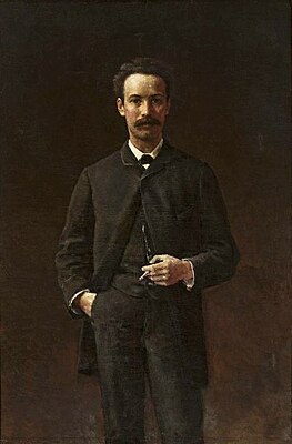 Артур Грушецкий. Художник А. Герымский, 1886—87, Национальный музей в Варшаве