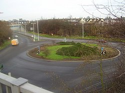 The Gorleston Relief Bypass, which used to be the A12 Gorleston roundabout and site of Gorleston on sea railway station - geograph.org.uk - 995929.jpg