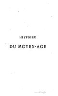 HISTOIRE DU MOYEN-AGE
