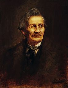 Franz von Lenbach's portrait of Gottfried Semper shortly before his death (Source: Wikimedia)