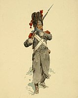 Неаполитанский гренадер в России в 1812 году.
