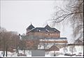 Burg von Häämenlina im Winter (Finnland)