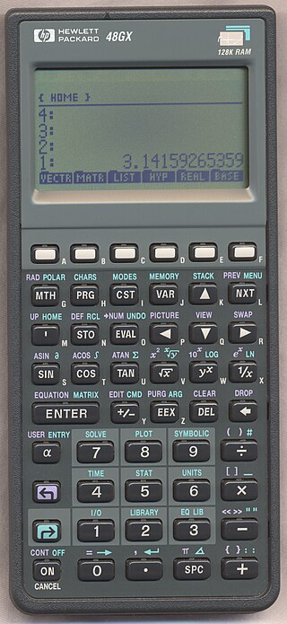 <span class="mw-page-title-main">HP 48 series</span> Series of graphing calculators