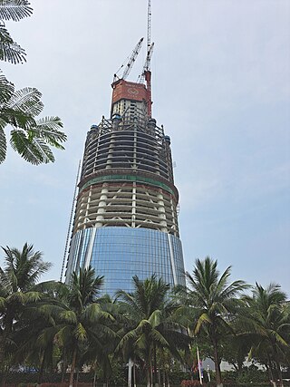 <span class="mw-page-title-main">Hainan Center</span> Skyscraper in Haikou, Hainan, China