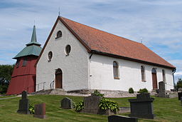 Hajoms kyrka i juni 2011.