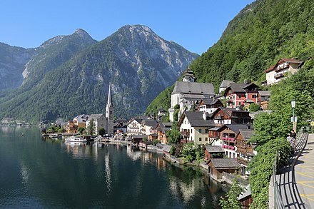Hallstatt is known for its production of salt, dating back to prehistoric times.