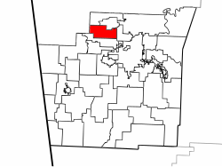 Położenie Harmon Township w Washington County