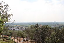 Krásný výhled na Harti z chrámu Shri Basaveshwara.