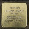 Heinrich Mayer - Maria-Louisen-Straße 112 (Hamburg-Winterhude).Stolperstein 2019.nnw.jpg