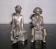 Tünnes und Schäl, Figurengruppe von Heinz Klein-Arendt