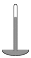 Diagram of mercury barometer showing negative meniscus.