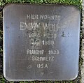 Hochheim am Main Stolperstein Frankfurter Strasse 18 Emmy Wolff.jpg