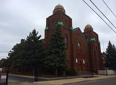 The former Holy Mother of the Rosary Polish National Cathedral, now Masjid Zakariya.