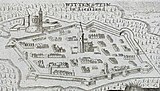 Paide linn ja linnus kujutatuna 1632. aastal ilmunud teoses "Inventarium Sueciae"