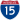 I-15 street sign
