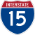 I-15 shield I-15.svg