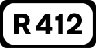 Straßenschild R412}}