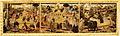 Bottega di Apollonio di Giovanni e Marco del Buono, I Trionfi, 1450 – 1460 circa, Firenze, tempera su tavola, 41 × 141 cm, Biblioteca Medicea Laurenziana, Firenze.