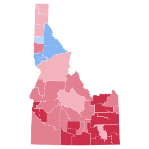 Idaho Presidential Election Results 1968.svg