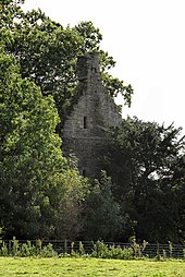 Foto de las ruinas de una abadía de piedra