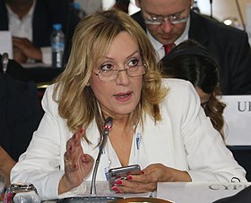 Irene Charalambides, Special Representative on Fighting Corruption, Marrakech, 4 October 2019 (cropped).jpg