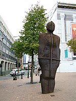 Antony Gormley, Iron: Man, 2005, in Victoria Square, Birmingham
