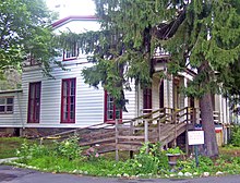 South profile and east (front) elevation, 2008 Jacob Sloat House.jpg