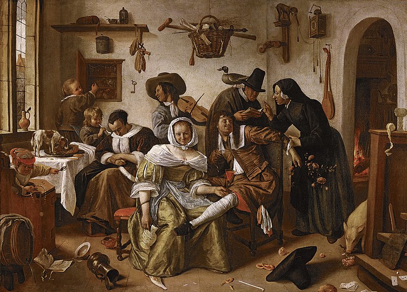 File:Jan Steen, , Kunsthistorisches Museum Wien, Gemäldegalerie - "Die verkehrte Welt" - GG 791 - Kunsthistorisches Museum.jpg