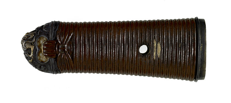 File:Japanese - Tsuka with Dragon - Walters 5112842.jpg