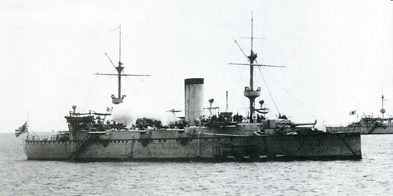 File:Japanese cruiser Naniwa in 1887.jpg