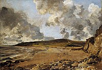 John Constable - Baía de Weymouth, com Jordan Hill - WGA5194.jpg