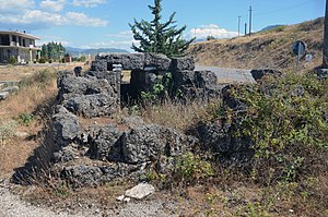 Ruins of the chamber tomb from the 3rd century BC  Chr.