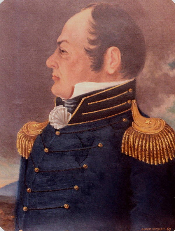 Modern imagining of Brigadier General, Joseph Martin Jr. (1740–1808), born Caroline County, Virginia, died Henry County, Virginia.