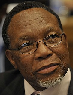 <span class="mw-page-title-main">Kgalema Motlanthe</span> 3rd President of South Africa