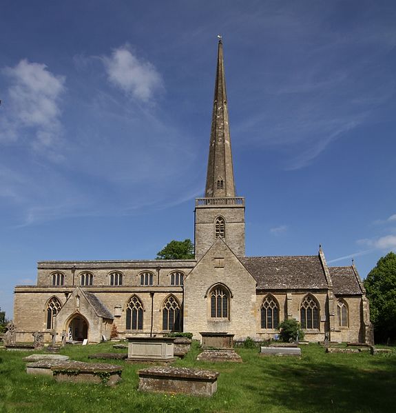 Parish church of St Mary the Virgin. Its tall spire is a local landmark, nicknamed "Our Lady's Needle"