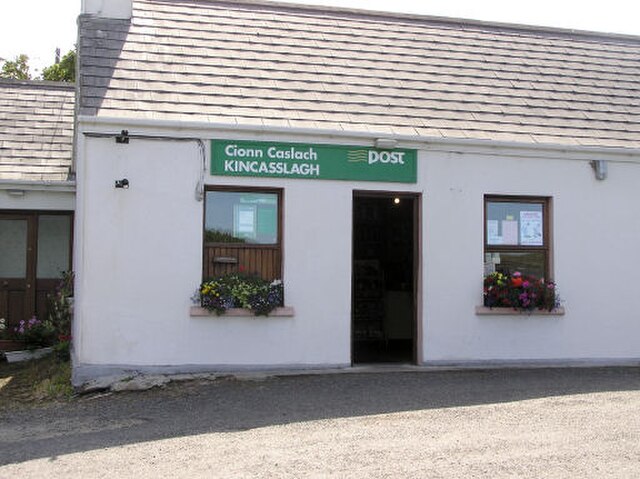 Post office in Kincasslagh, County Donegal