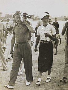 With Wallis Simpson on their Mediterranean holiday, 1936 King Edward VIII and Mrs Simpson on holiday in Yugoslavia, 1936.jpg