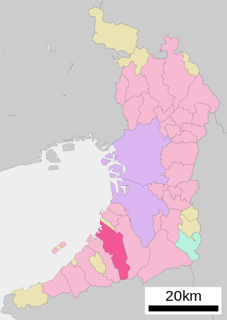 岸和田市位置図