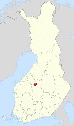 Location of Kivijärvi in Finland