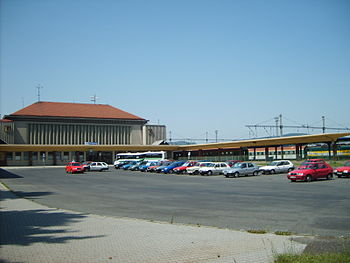 Section of the railway line Horažďovice předměstí – Klatovy