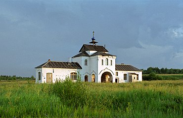 Кожеозерский монастырь, Надвратная церковь Тихвинской иконы Божией матери