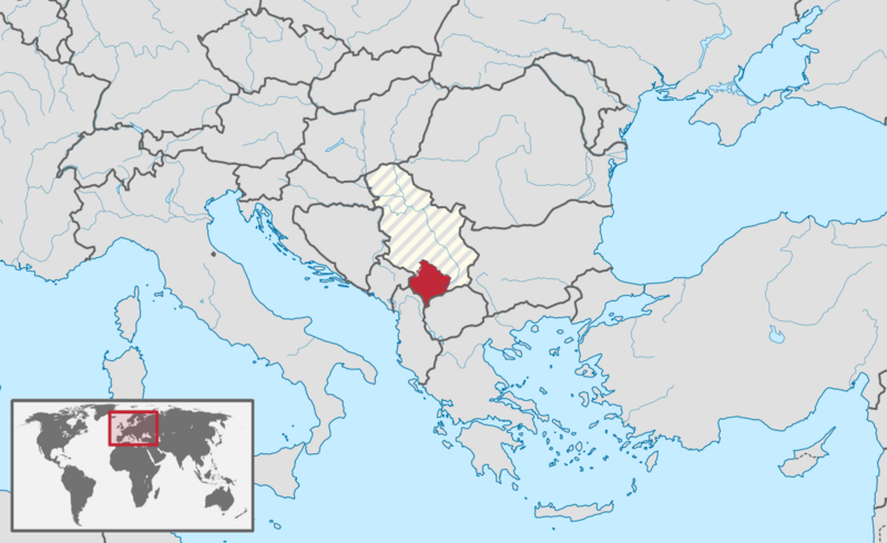 File:Kosovo in Balkan.png