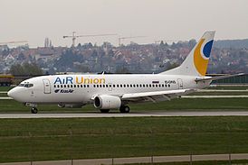 Boeing 737-300 в ливрее альянса AiRUnion