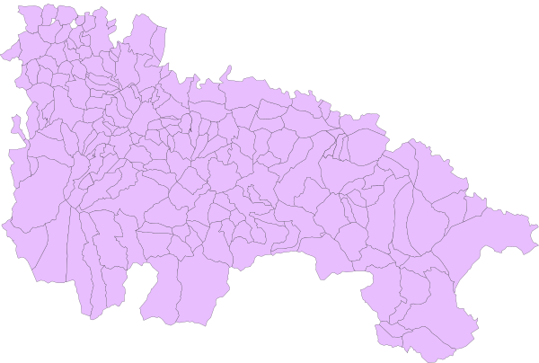 A map of the municipalities in La Rioja, Spain La Rioja - Mapa municipal.svg