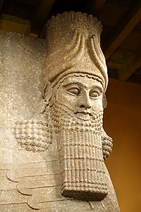 Lamassu head - Palace of Sargon II, Khorsabad - Oriental Institute Museum, University of Chicago - DSC07532.JPG