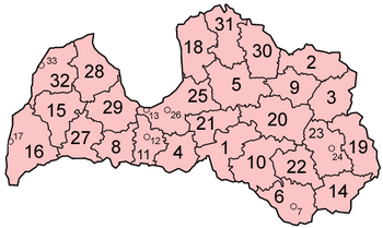 Административно деление на Латвия